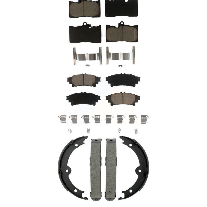 Transit Auto KCN-100842 Disc Brake Pad for 2014-2015 Lexus IS350 - Front and Rear product image