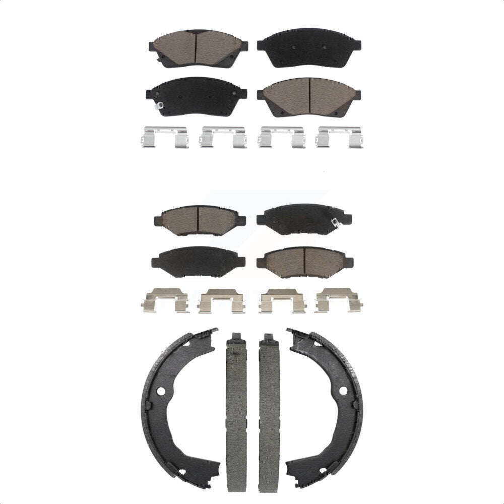 Transit Auto KCN-100843 Disc Brake Pad for 2010-2016 Cadillac SRX - Front and Rear product image