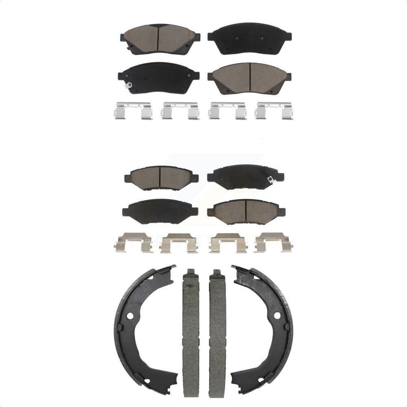Transit Auto KCN-100843 Disc Brake Pad for 2010-2016 Cadillac SRX - Front and Rear product image
