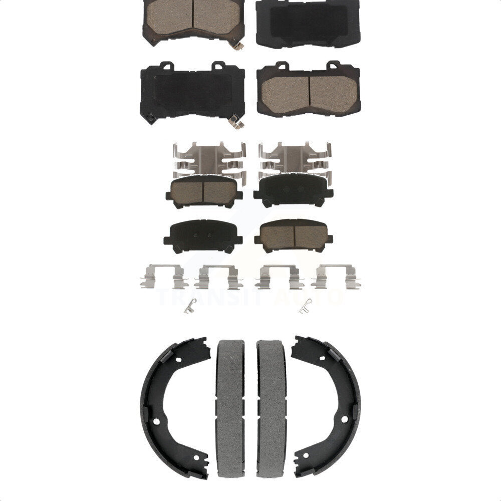 Transit Auto KCN-100848 Disc Brake Pad for 2015-2020 Chevrolet Colorado, GMC Canyon - Front and Rear product image