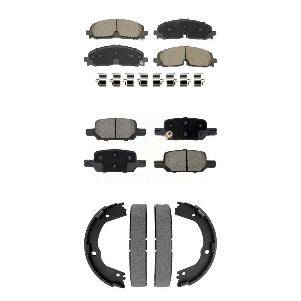 Transit Auto KCN-100849 Disc Brake Pad for 2021-2022 Chevrolet Colorado, GMC Canyon - Front and Rear product image