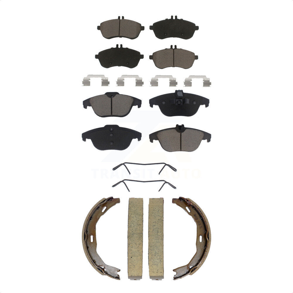 Transit Auto KCN-100850 Disc Brake Pad for 2008-2015 Mercedes-Benz C250, Mercedes-Benz C230, Mercedes-Benz C300 - Front and Rear product image