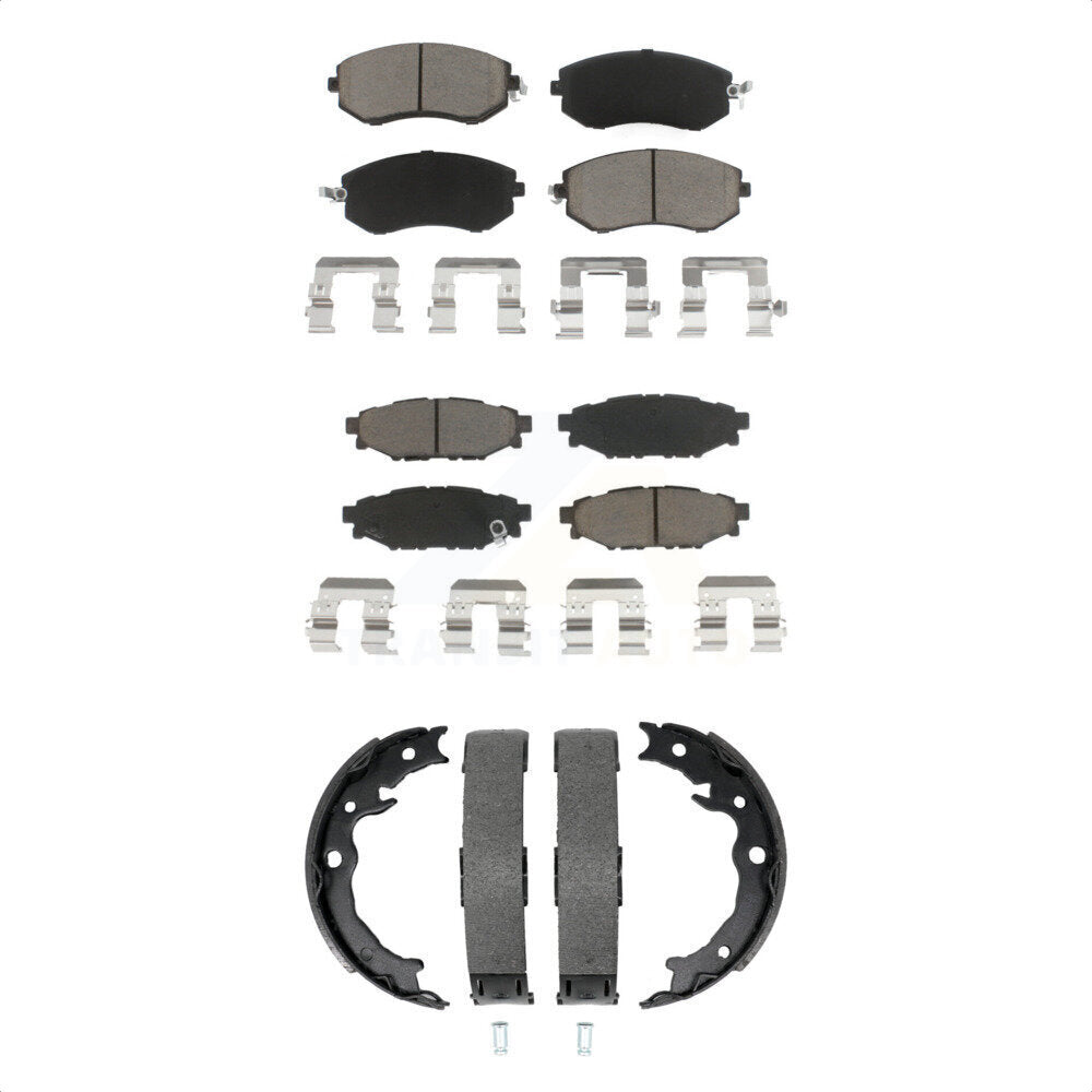 Transit Auto KCN-100853 Disc Brake Pad for 2012-2018 Subaru Crosstrek, Subaru Impreza, Subaru Forester & more - Front and Rear product image