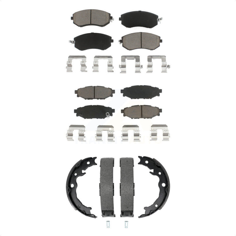 Transit Auto KCN-100853 Disc Brake Pad for 2012-2018 Subaru Crosstrek, Subaru Impreza, Subaru Forester & more - Front and Rear product image