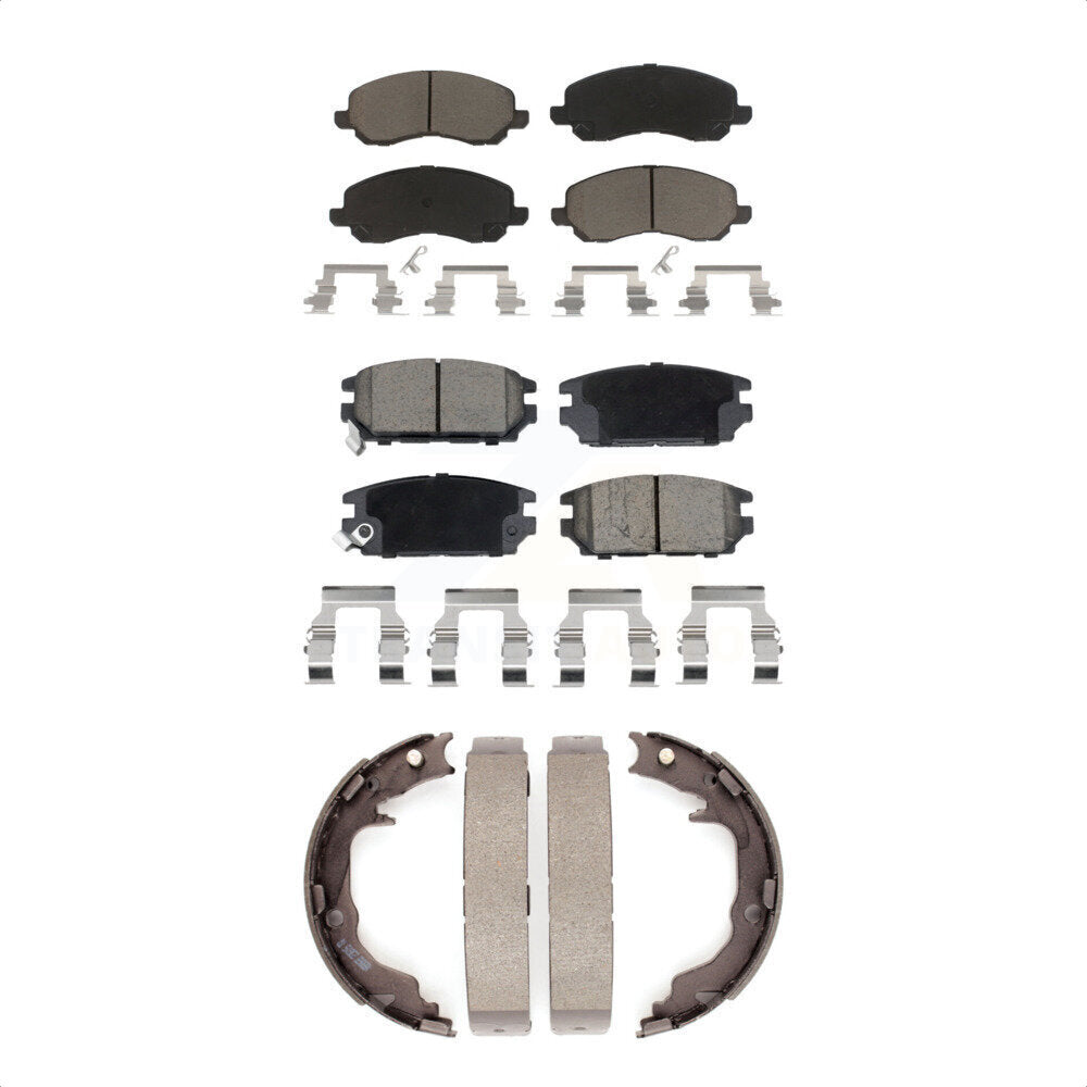 Transit Auto KCN-100854 Disc Brake Pad for 2006-2012 Mitsubishi Galant, Mitsubishi Eclipse - Front and Rear product image