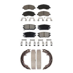Transit Auto KCN-100854 Disc Brake Pad for 2006-2012 Mitsubishi Galant, Mitsubishi Eclipse - Front and Rear product image
