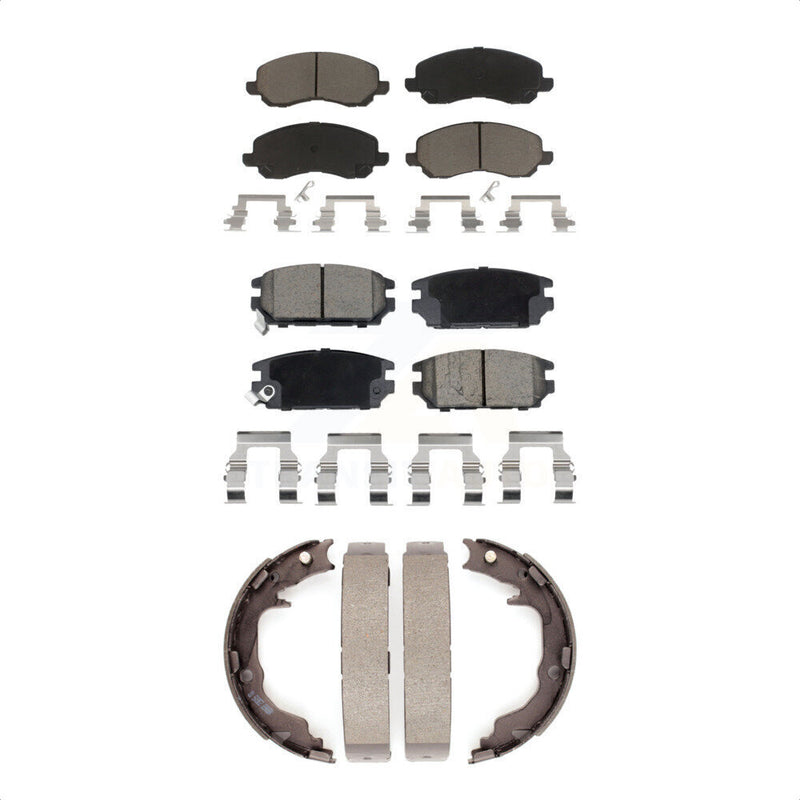 Transit Auto KCN-100854 Disc Brake Pad for 2006-2012 Mitsubishi Galant, Mitsubishi Eclipse - Front and Rear product image