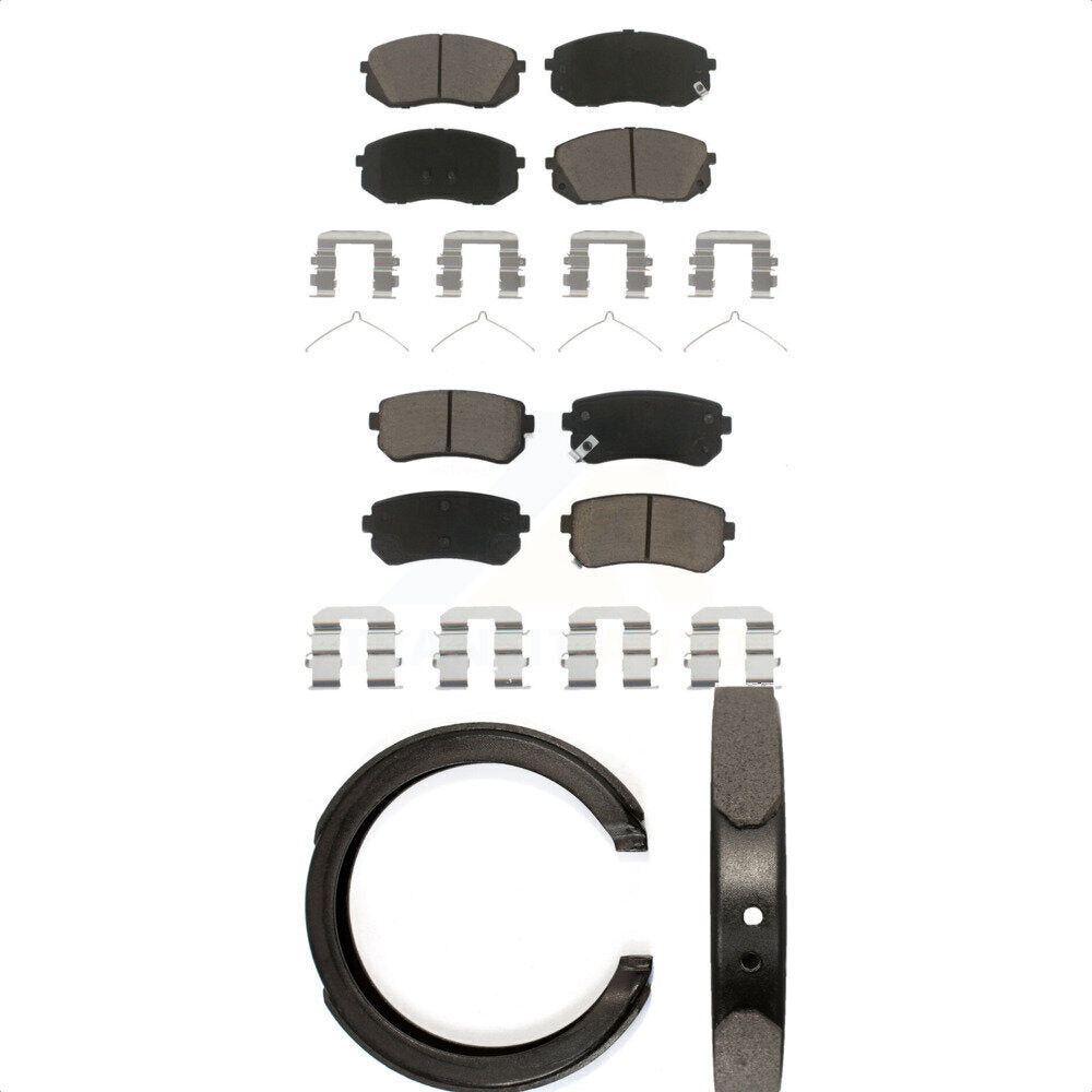 Transit Auto KCN-100855 Disc Brake Pad for 2016 Hyundai Sonata - Front and Rear product image