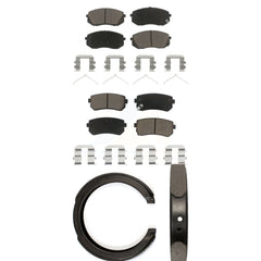 Transit Auto KCN-100855 Disc Brake Pad for 2016 Hyundai Sonata - Front and Rear product image