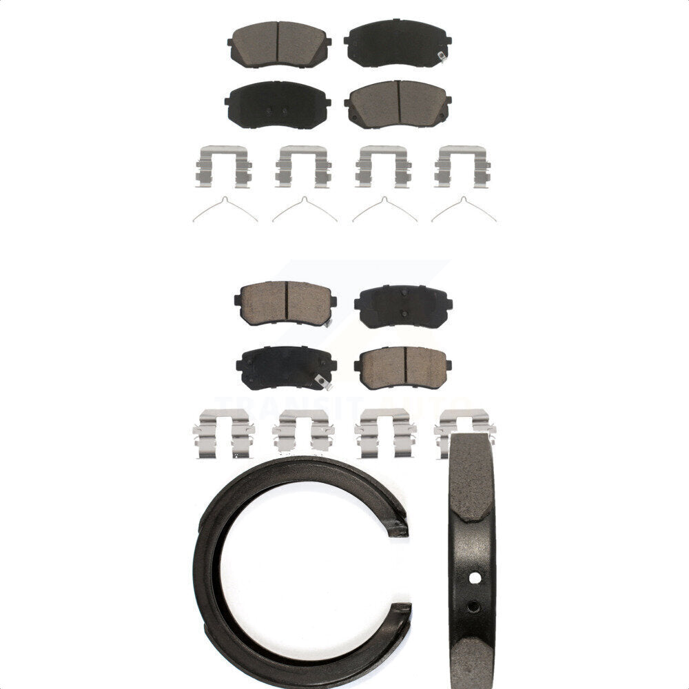 Transit Auto KCN-100856 Disc Brake Pad for 2016-2020 Kia Optima - Front and Rear product image