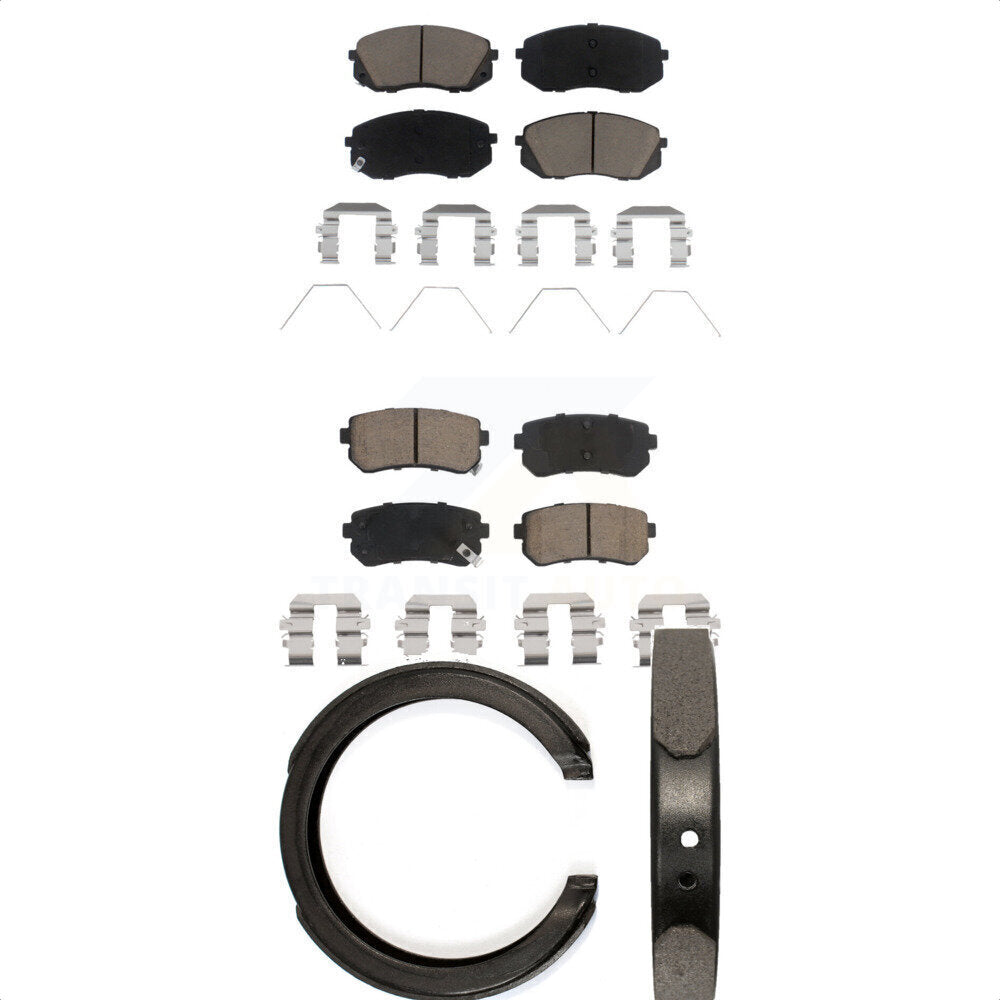 Transit Auto KCN-100857 Disc Brake Pad for 2016-2020 Kia Optima - Front and Rear product image