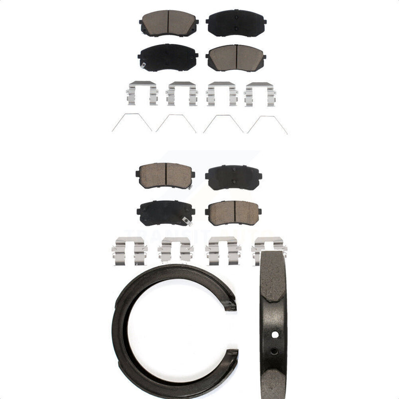 Transit Auto KCN-100857 Disc Brake Pad for 2016-2020 Kia Optima - Front and Rear product image