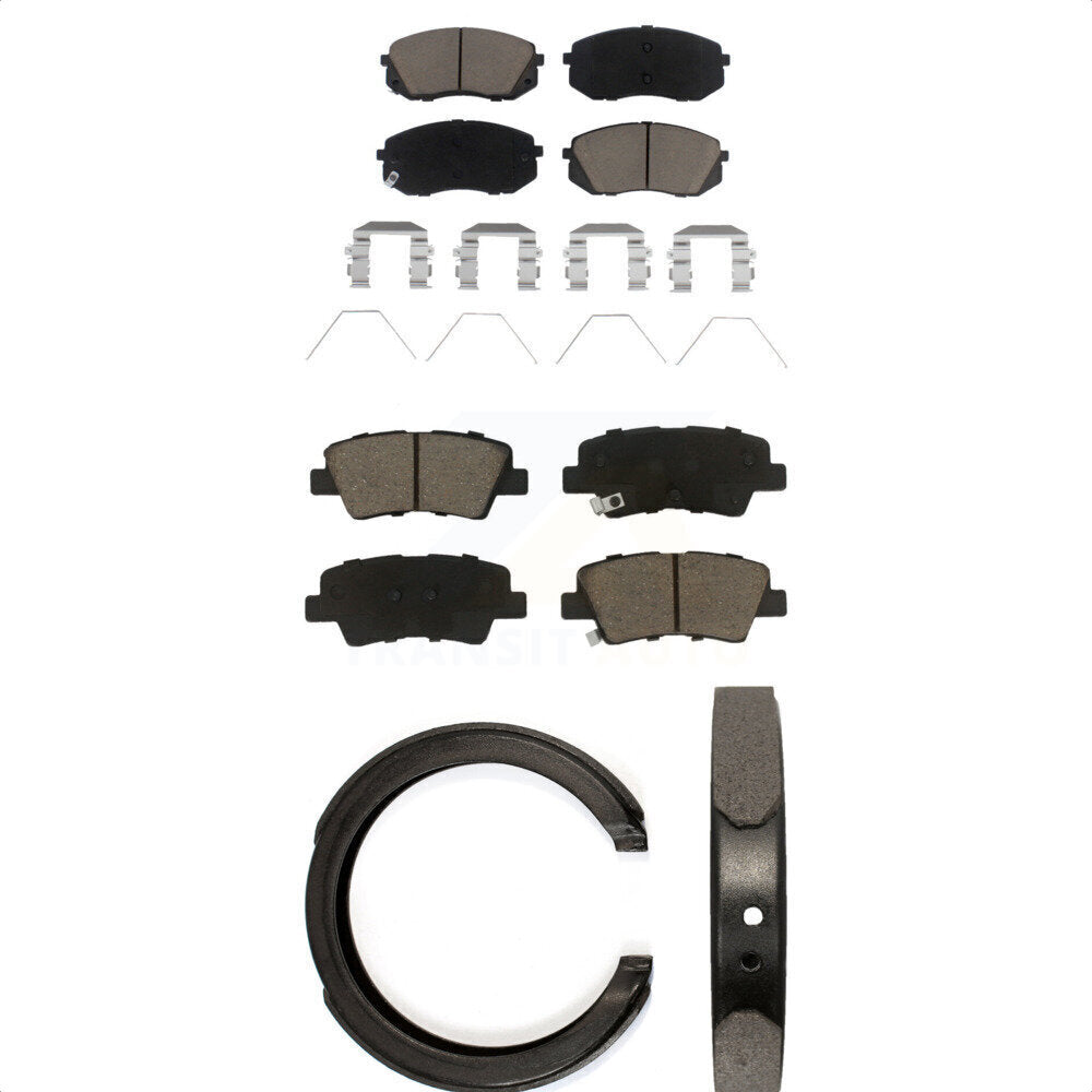 Transit Auto KCN-100858 Disc Brake Pad for 2016 Kia Optima - Front and Rear product image