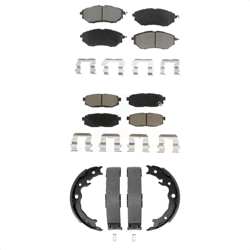 Transit Auto KCN-100863 Disc Brake Pad for 2014-2018 Subaru Forester - Front and Rear product image