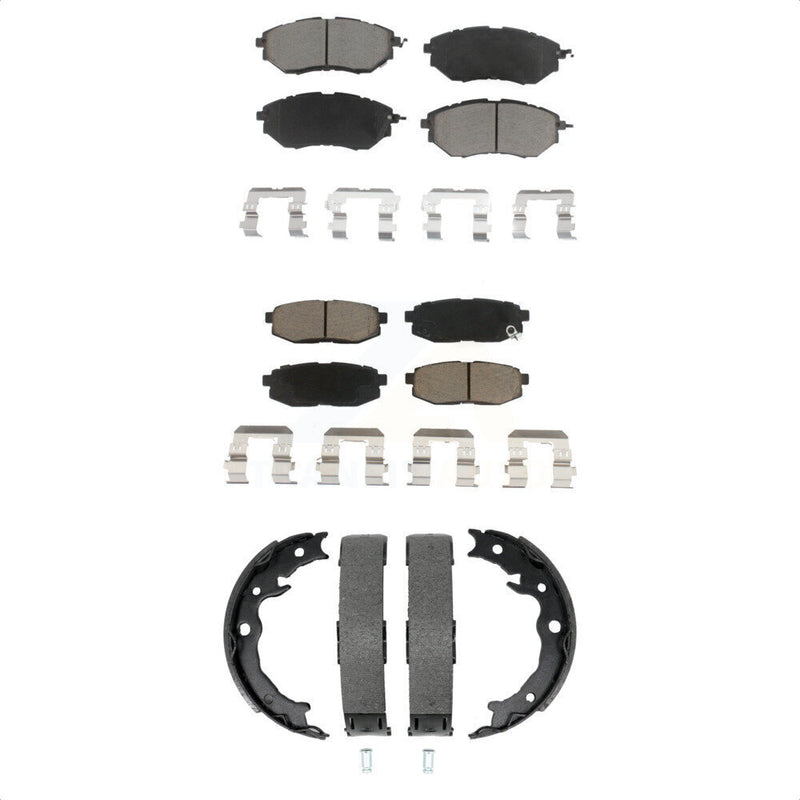 Transit Auto KCN-100863 Disc Brake Pad for 2014-2018 Subaru Forester - Front and Rear product image