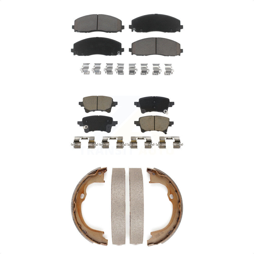Transit Auto KCN-100867 Disc Brake Pad for 2020-2022 Jeep Wrangler, Jeep Gladiator - Front and Rear product image
