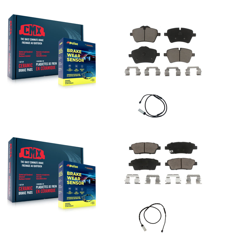 CMX KCW-100030 Disc Brake Pad for 2012-2016 Mini Cooper Paceman, Mini Cooper Countryman - Front and Rear product image