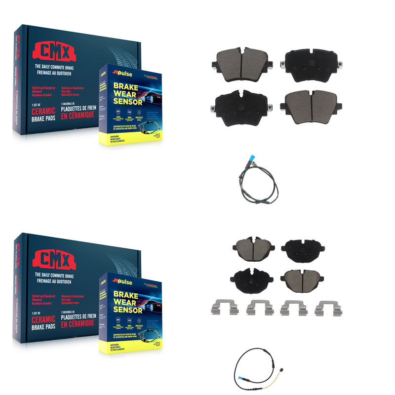 CMX KCW-100032 Disc Brake Pad for 2019-2021 BMW X4 - Front and Rear product image