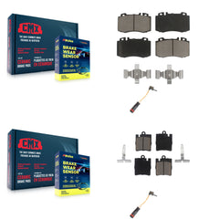 CMX KCW-100034 Disc Brake Pad for 2003-2007 Mercedes-Benz C350, Mercedes-Benz SLK350, Mercedes-Benz C230 & more - Front and Rear product image