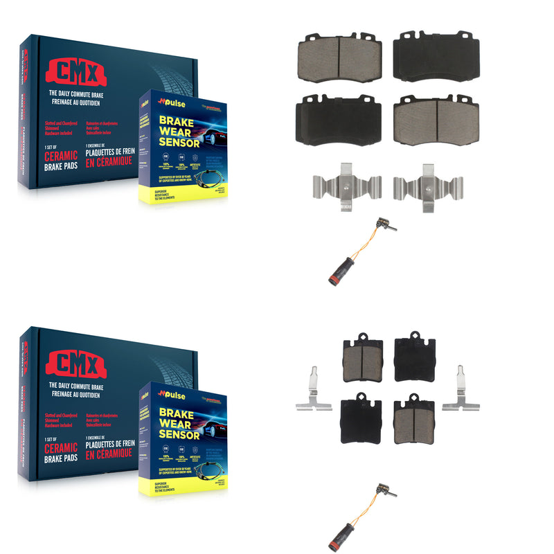 CMX KCW-100034 Disc Brake Pad for 2003-2007 Mercedes-Benz C350, Mercedes-Benz SLK350, Mercedes-Benz C230 & more - Front and Rear product image