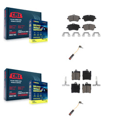 CMX KCW-100036 Disc Brake Pad for 2001-2007 Mercedes-Benz C280, Mercedes-Benz C350, Mercedes-Benz C320 & more - Front and Rear product image