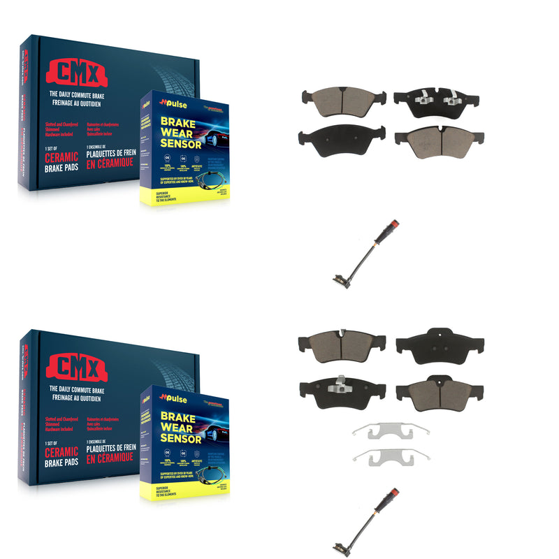 CMX KCW-100047 Disc Brake Pad for 2005-2013 Mercedes-Benz R350, Mercedes-Benz G55 AMG, Mercedes-Benz GL450 & more - Front and Rear product image