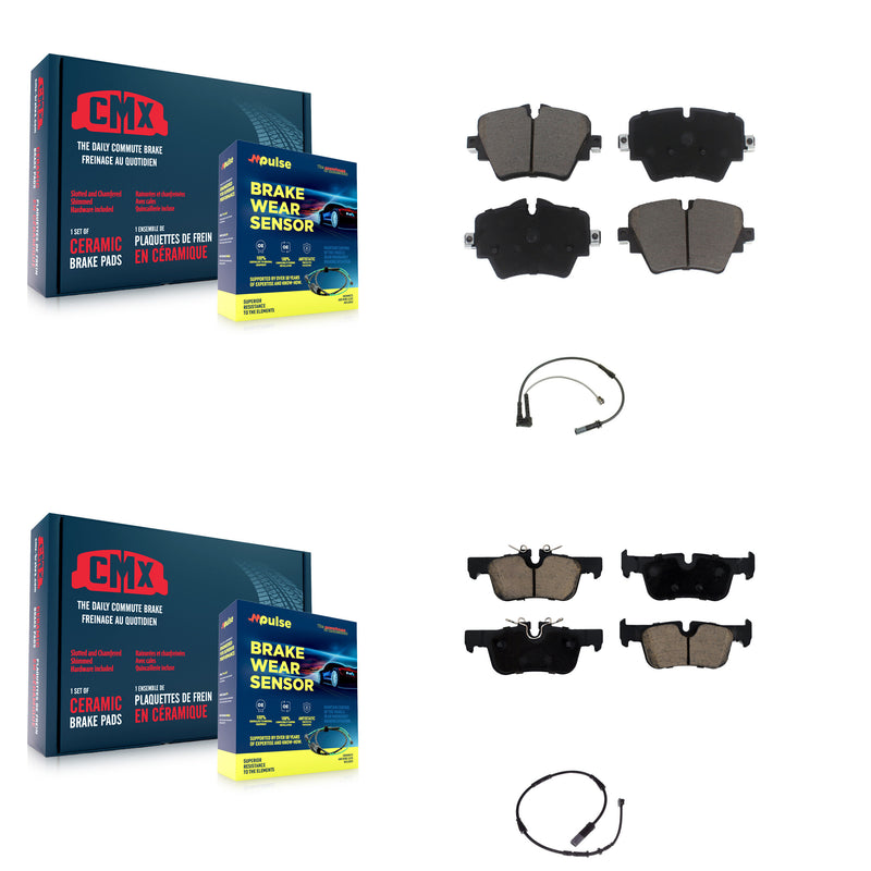 CMX KCW-100048 Disc Brake Pad for 2016-2022 BMW 228i Gran Coupe, BMW X1, BMW 228i xDrive Gran Coupe & more - Front and Rear product image