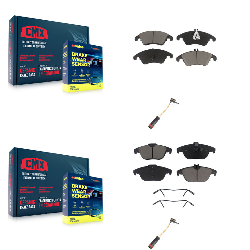 CMX KCW-100064 Disc Brake Pad for 2008-2017 Mercedes-Benz E400, Mercedes-Benz E550, Mercedes-Benz C250 & more - Front and Rear product image