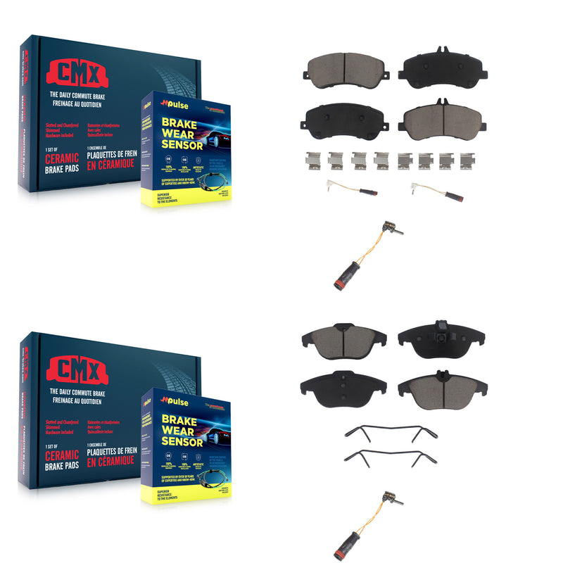 CMX KCW-100066 Disc Brake Pad for 2010-2015 Mercedes-Benz GLK250, Mercedes-Benz GLK350 - Front and Rear product image
