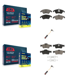 CMX KCW-100067 Disc Brake Pad for 2010-2016 Mercedes-Benz CLS400, Mercedes-Benz E350, Mercedes-Benz E250 & more - Front and Rear product image