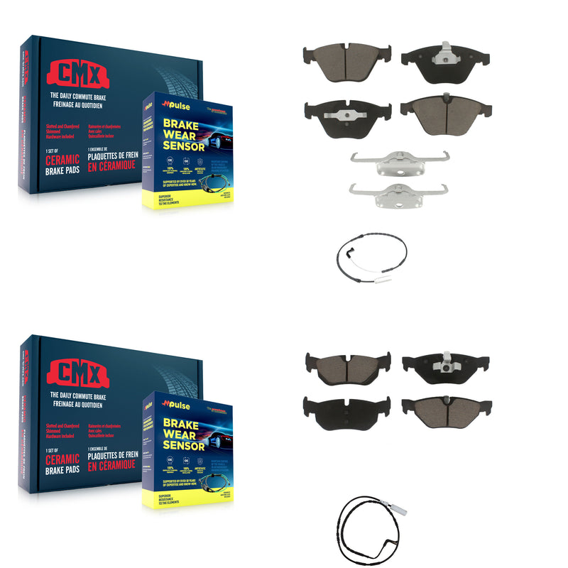 CMX KCW-100080 Disc Brake Pad for 2009-2010 BMW 328i xDrive - Front and Rear product image