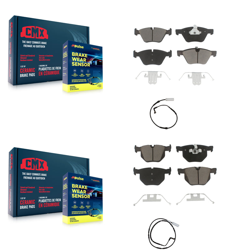 CMX KCW-100135 Disc Brake Pad for 2006 BMW 330i - Front and Rear product image