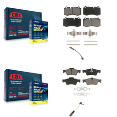 CMX KCW-100146 Disc Brake Pad for 2007-2014 Mercedes-Benz CL600, Mercedes-Benz S550, Mercedes-Benz CL550 & more - Front and Rear product image
