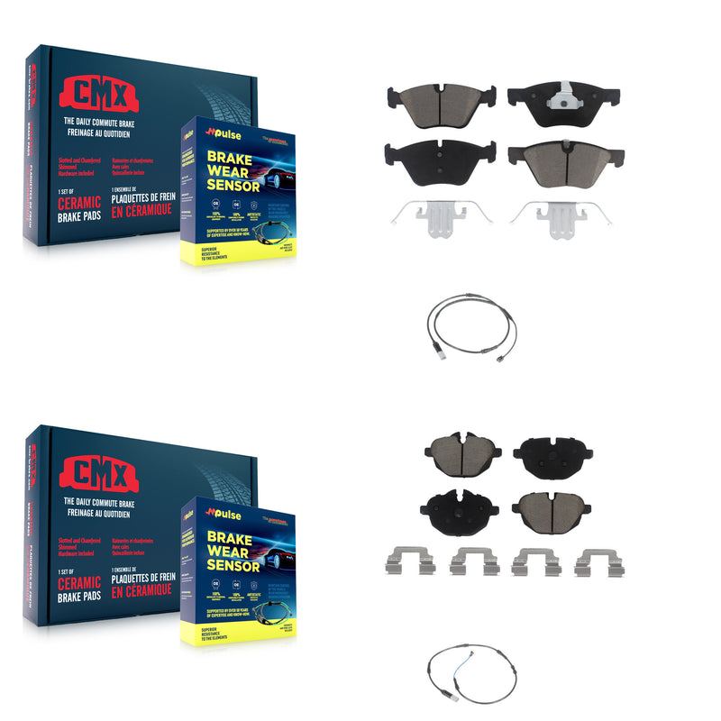 CMX KCW-100155 Disc Brake Pad for 2011-2016 BMW 528i - Front and Rear product image