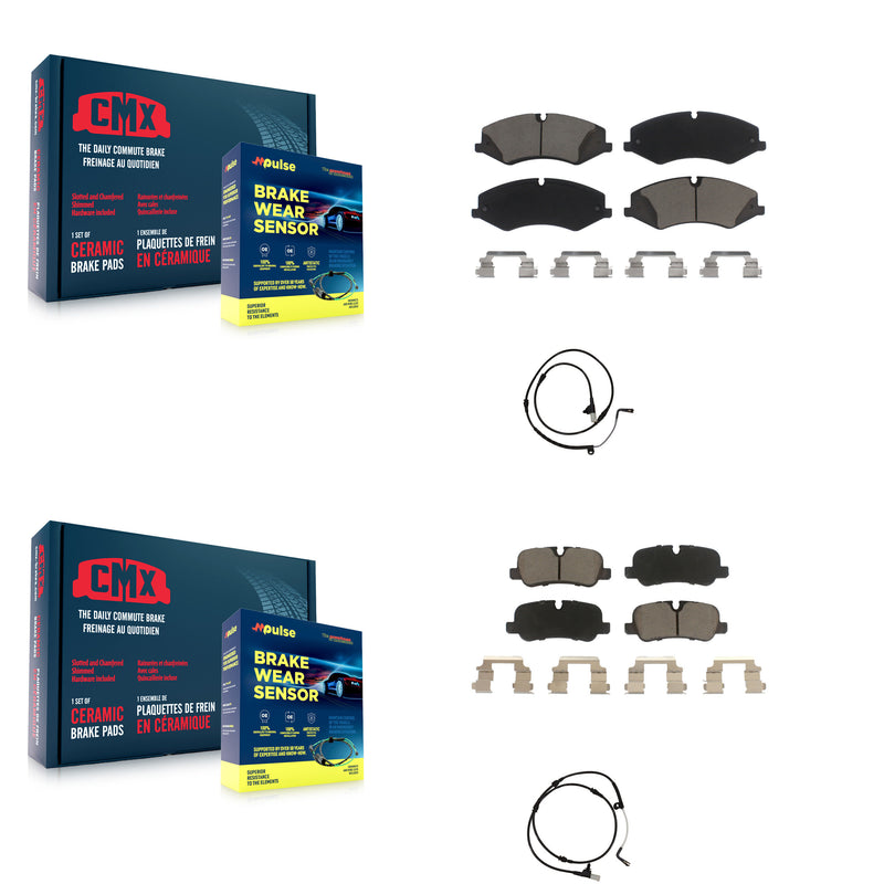 CMX KCW-100161 Disc Brake Pad for 2010-2013 Land Rover Range Rover Sport - Front and Rear product image