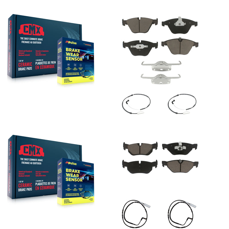 CMX KCW-100184 Disc Brake Pad for 2009-2010 BMW 328i xDrive - Front and Rear product image