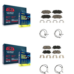 CMX KCW-100205 Disc Brake Pad for 2006-2008 Land Rover Range Rover Sport - Front and Rear product image