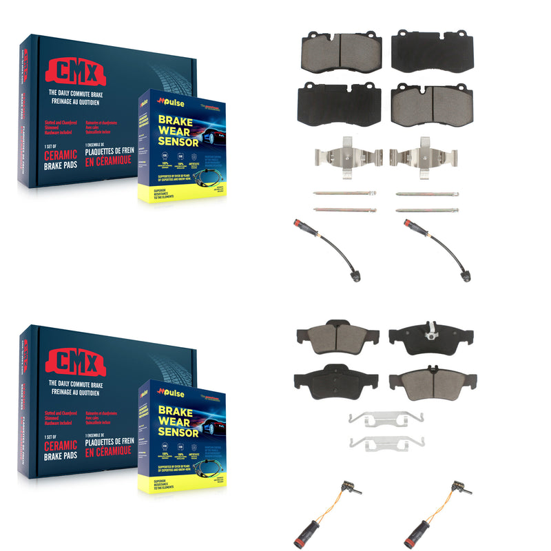 CMX KCW-100216 Disc Brake Pad for 2007-2014 Mercedes-Benz CL600, Mercedes-Benz S550, Mercedes-Benz CL550 & more - Front and Rear product image