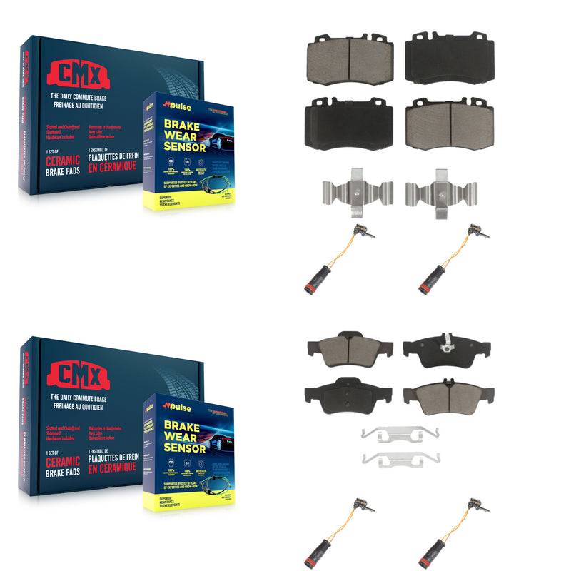 CMX KCW-100219 Disc Brake Pad for 2003-2009 Mercedes-Benz E350, Mercedes-Benz E550, Mercedes-Benz SL550 & more - Front and Rear product image