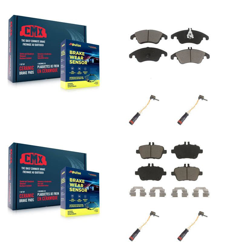 CMX KCW-100271 Disc Brake Pad for 2012-2016 Mercedes-Benz SLK350 - Front and Rear product image