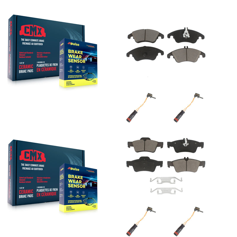 CMX KCW-100272 Disc Brake Pad for 2010-2016 Mercedes-Benz CLS400, Mercedes-Benz E350, Mercedes-Benz E250 & more - Front and Rear product image
