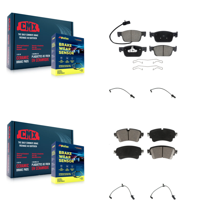 CMX KCW-100279 Disc Brake Pad for 2017-2019 Audi A4, Audi A4 Quattro, Audi A5 Quattro & more - Front and Rear product image