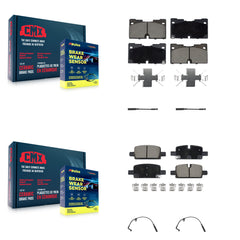 CMX KCW-100313 Disc Brake Pad for 2019-2024 Chevrolet Silverado 1500, Chevrolet Silverado 1500 LTD, GMC Sierra 1500 & more - Front and Rear product image