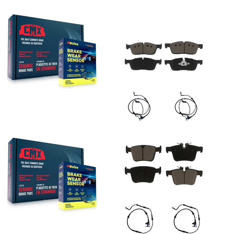 CMX KCW-100314 Disc Brake Pad for 2016-2019 Land Rover Discovery Sport - Front and Rear product image