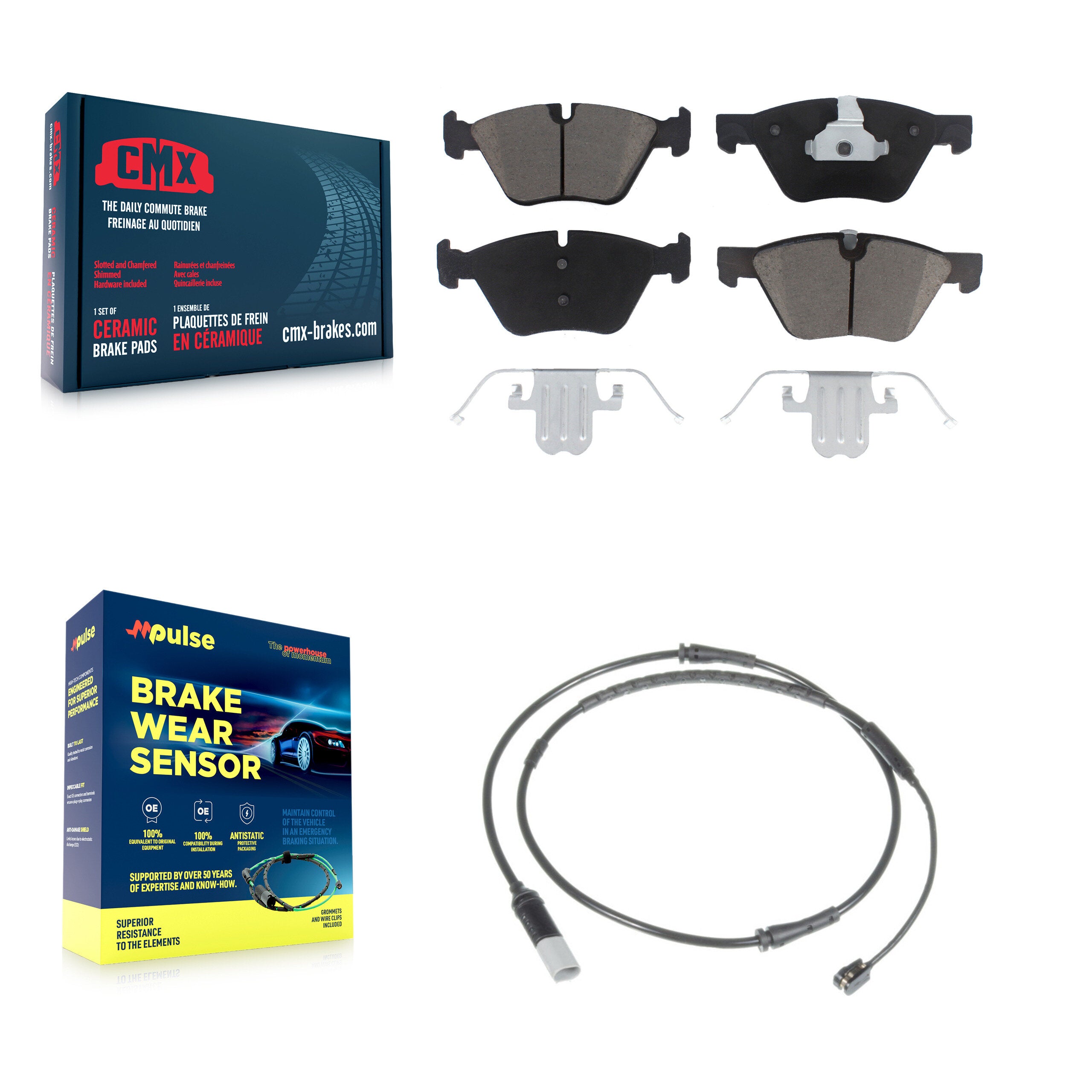 CMX KCW-100449 Disc Brake Pad for 2011-2016 BMW 528i - Front product image