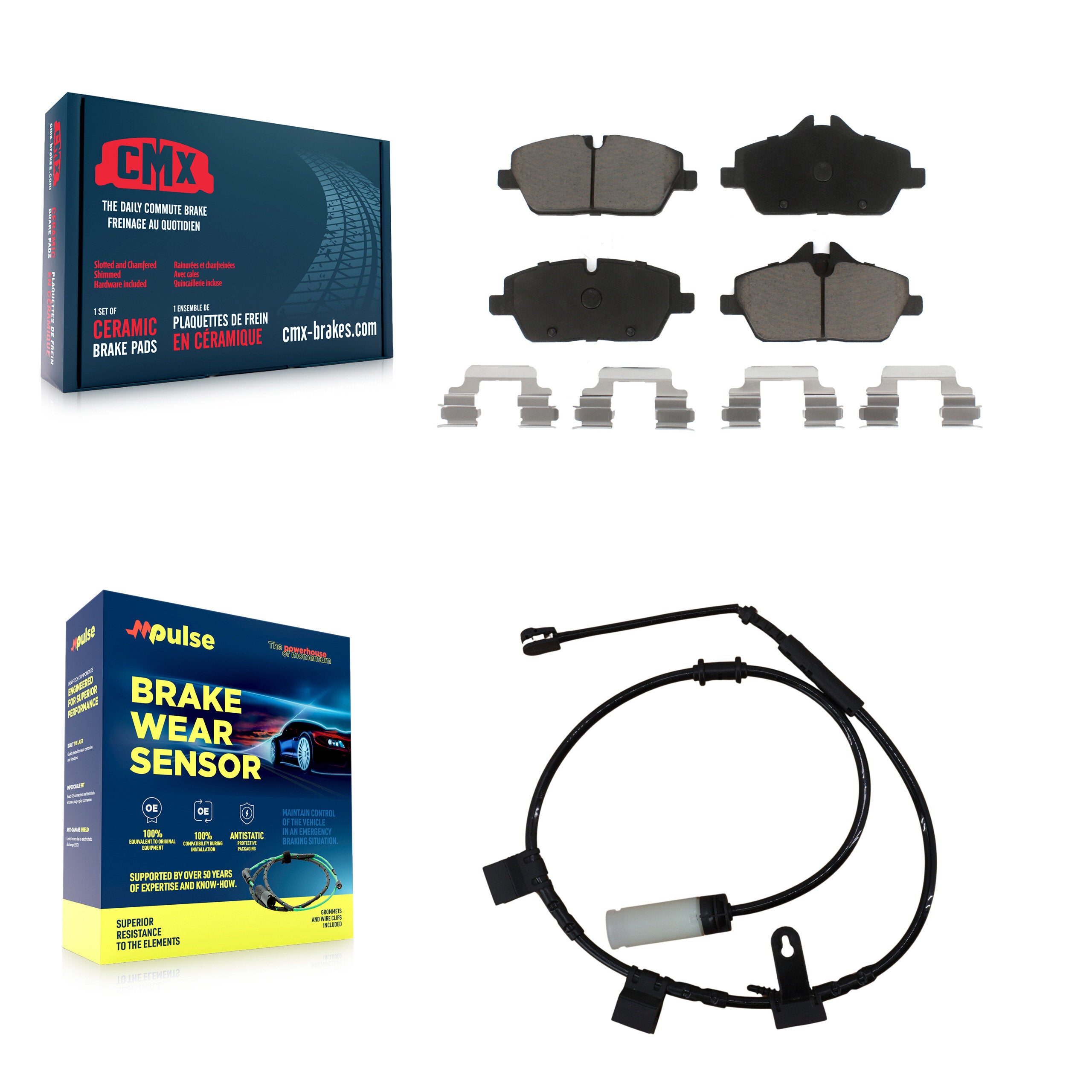 CMX KCW-100457 Disc Brake Pad for 2011-2015 Mini Cooper - Front product image