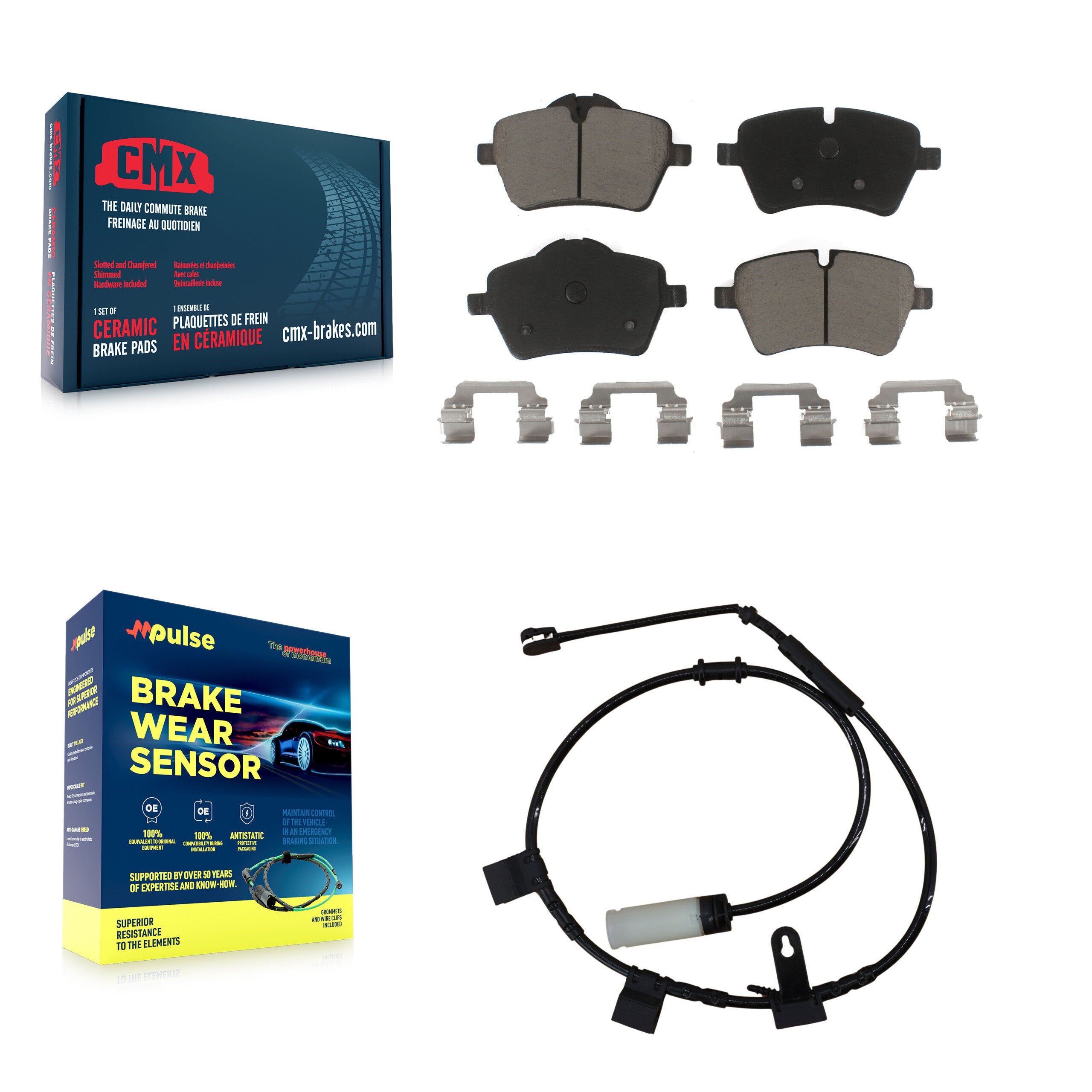 CMX KCW-100458 Disc Brake Pad for 2011-2015 Mini Cooper - Front product image