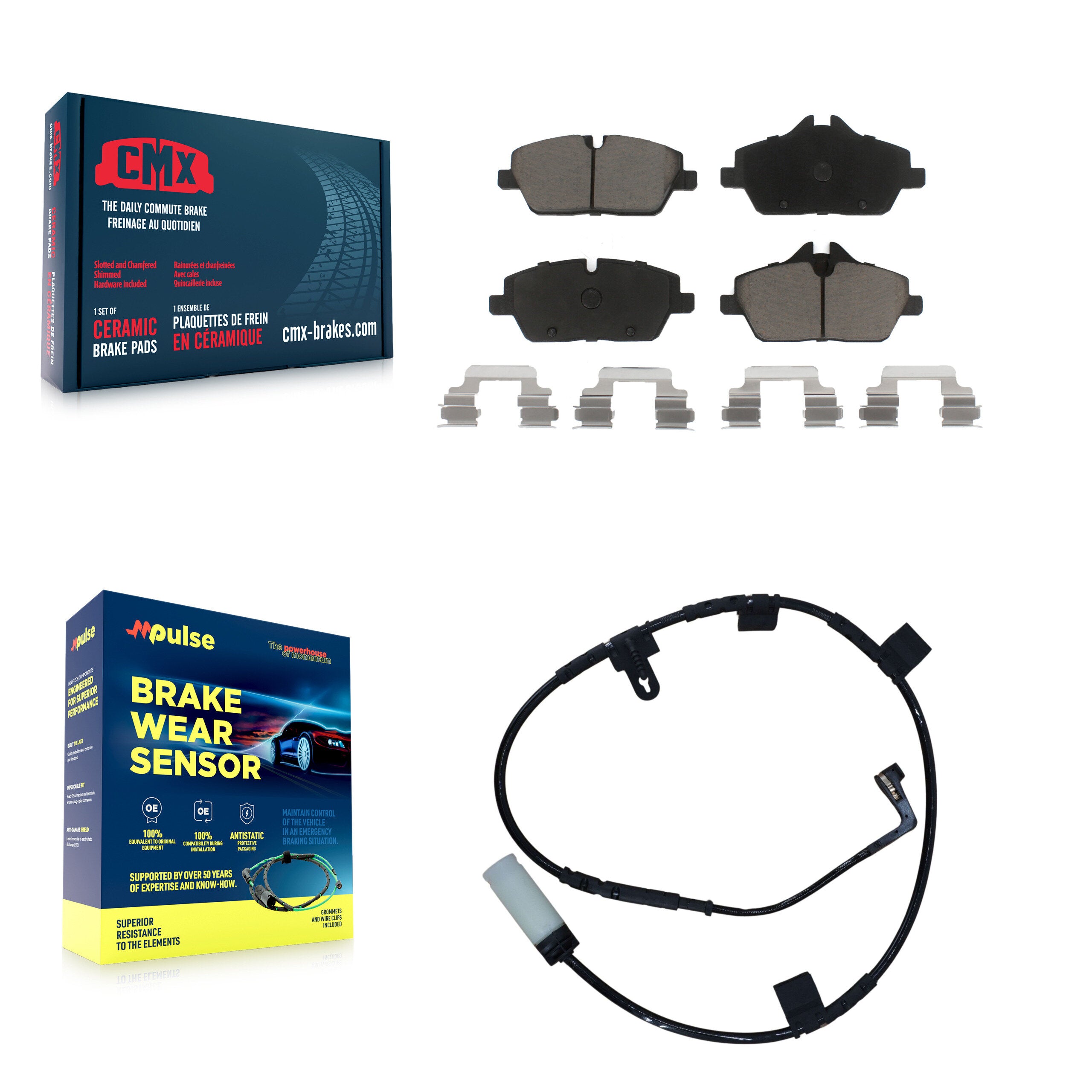 CMX KCW-100459 Disc Brake Pad for 2007-2010 Mini Cooper - Front product image