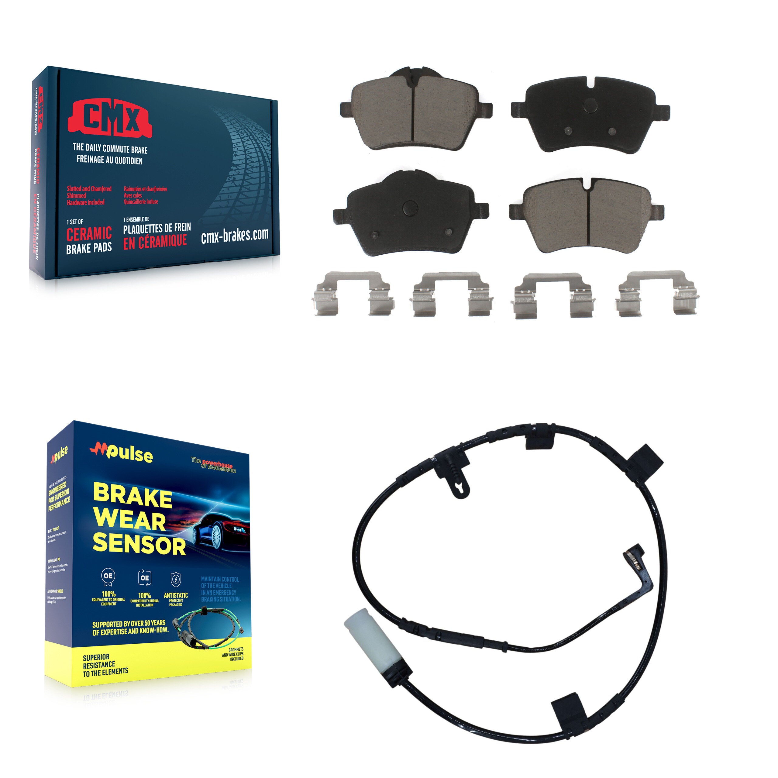 CMX KCW-100460 Disc Brake Pad for 2007-2010 Mini Cooper - Front product image