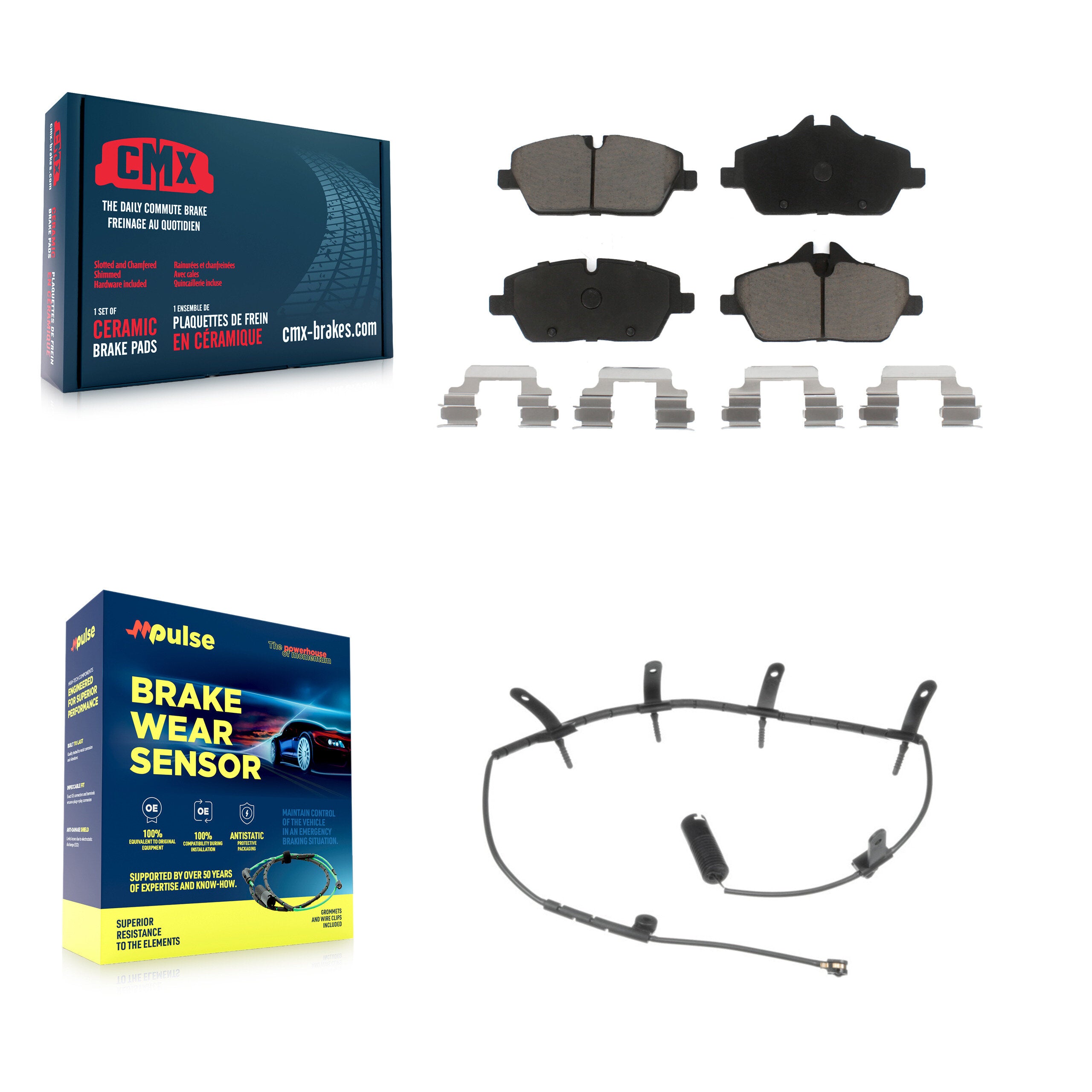 CMX KCW-100466 Disc Brake Pad for 2007-2008 Mini Cooper - Front product image